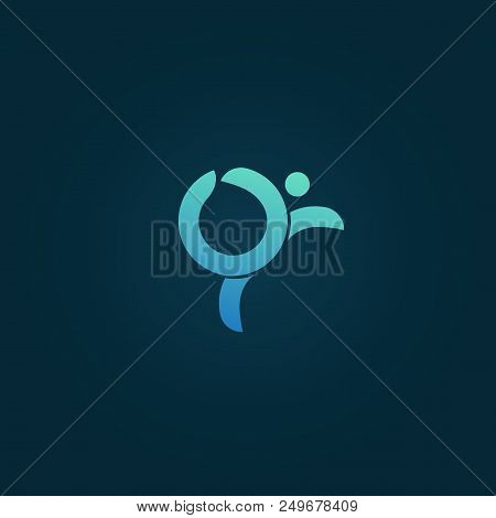 Vector Illustration, Graphic Design Editable Design. Active Person With Leafl Logo. Fitness, Sport W
