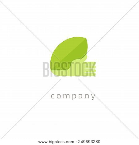 Vector Illustration, Graphic Design Editable Design. Happy People With Leafl Logo. Fitness, Sport We