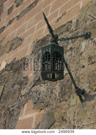 einer alten Lampe