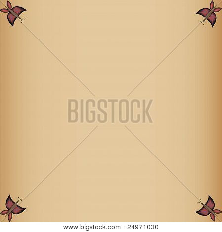 Illustration vectorielle de vieux papiers