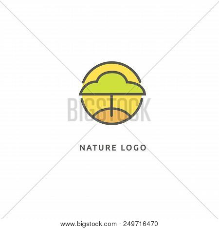 Vector Illustration, Graphic Design Editable Design. Tree, Fir-tree, Wood Oakweb Icon