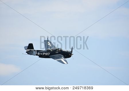 Chicopee, Ma - Jul 14: The 2018 Great New England Airshow At Westover Air Reserve Base In Chicopee, 