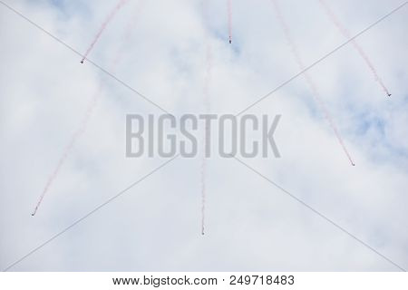 Chicopee, Ma - Jul 14: The 2018 Great New England Airshow At Westover Air Reserve Base In Chicopee, 