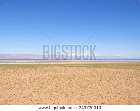 Mongolian Natural Landscapes Surrounded By Mountains And Rocks.