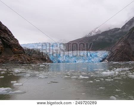 Tracy Arm's Fjord Glacier Terror Wildlife. Southeastern Alaska, Usa