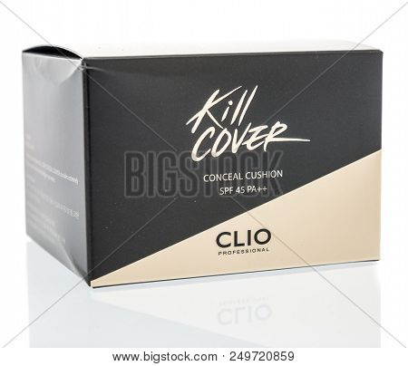 Winneconne, Wi - 13 July 2018: A Package Of Kill Cover Conceal Cushion By Clio Professional A Korean