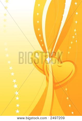 Fond d'écran Valentine Golden