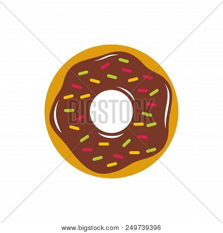 Donut Illustration Vector Isolated On White Background