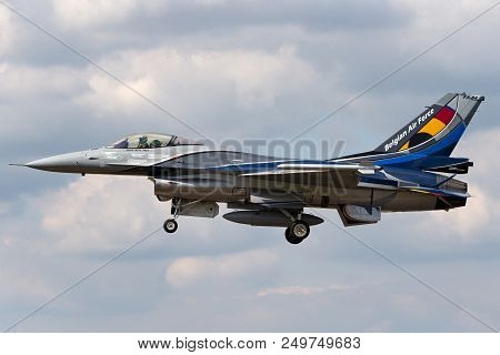 Raf Fairford, Gloucestershire, Uk - July 11, 2014: Belgian Air Component (belgian Air Force) General