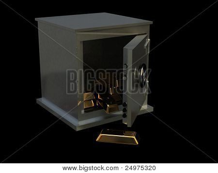 안전 하 고 잉 곳입니다. 3d 렌더링 이미지입니다.