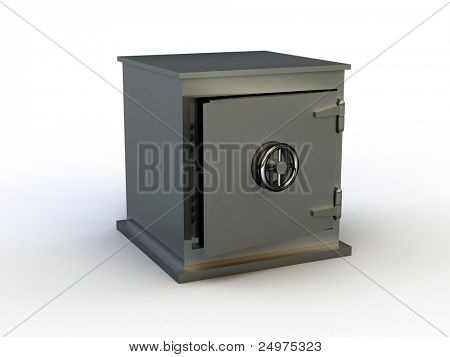 안전입니다. 3d 렌더링 이미지입니다.