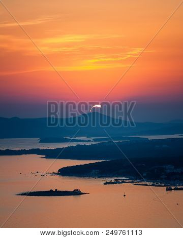 Amazing Kornati Archipelago Of Croatia. Northern Part Of Dalmatia. Sunny Detail Of Stomorski Islands