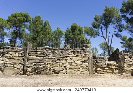 Megalithic Site Of Saint Eugene, Laure Minervois, France, Europe