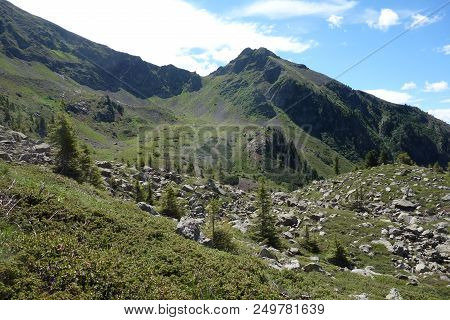 Lagorai Mountain Range In The Eastern Alps In Trentino, Italy