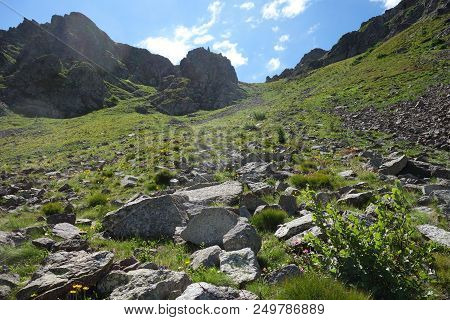 Lagorai Mountain Range In The Eastern Alps In Trentino, Italy