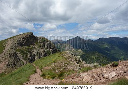 Lagorai Mountain Range In The Eastern Alps In Trentino, Italy