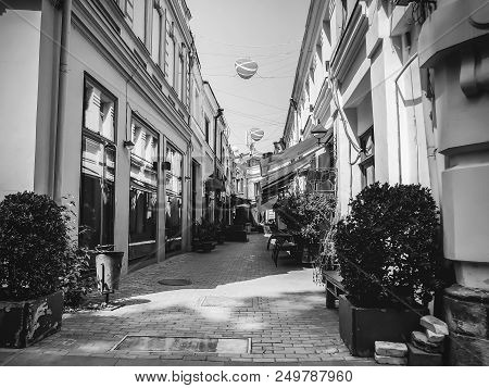 Tbilisi, Georgia - July 10, 2018: Shardeni Street Is A Pedestrian Street In The Old Part Of Tbilisi