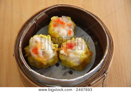 찐된 딤섬