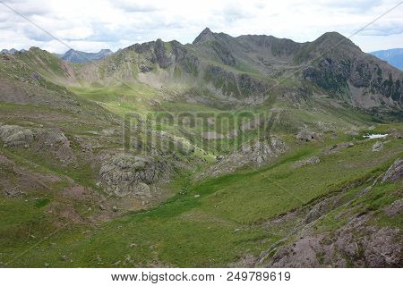 Lagorai Mountain Range In The Eastern Alps In Trentino, Italy