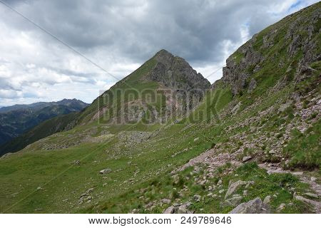 Lagorai Mountain Range In The Eastern Alps In Trentino, Italy