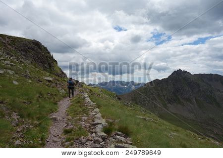 Lagorai Mountain Range In The Eastern Alps In Trentino, Italy