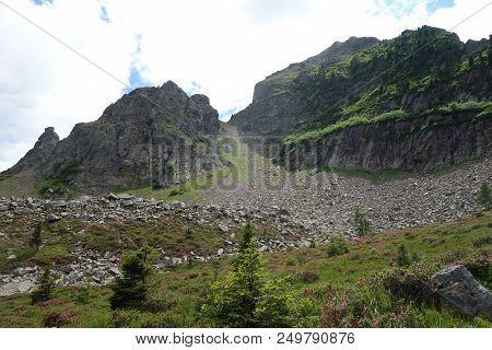 Lagorai Mountain Range In The Eastern Alps In Trentino, Italy