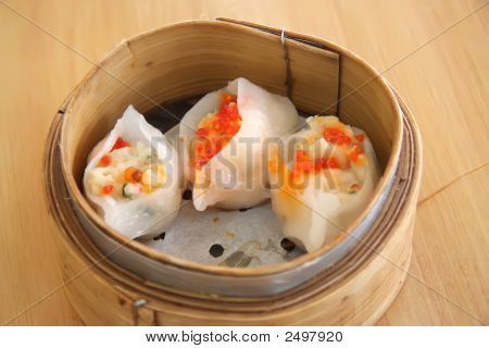 찐된 딤섬