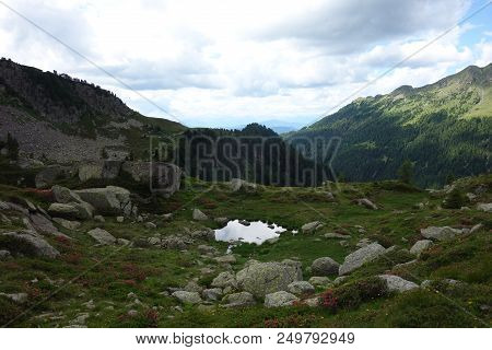 Lagorai Mountain Range In The Eastern Alps In Trentino, Italy