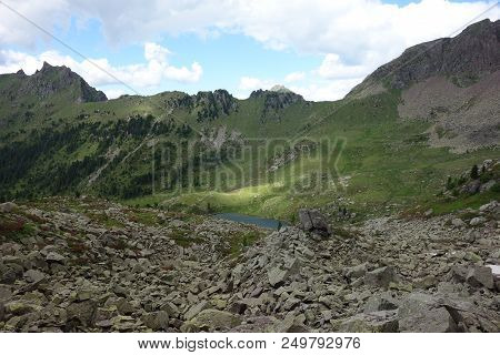 Lagorai Mountain Range In The Eastern Alps In Trentino, Italy