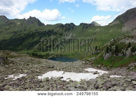 Lagorai Mountain Range In The Eastern Alps In Trentino, Italy