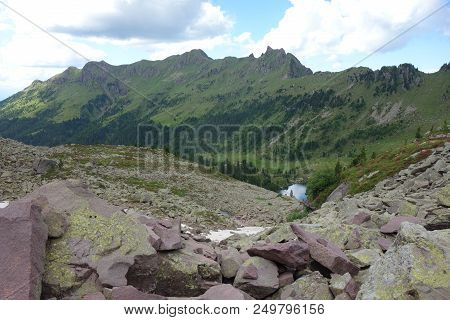 Lagorai Mountain Range In The Eastern Alps In Trentino, Italy