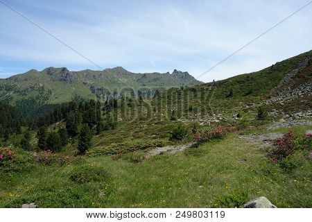 Lagorai Mountain Range In The Eastern Alps In Trentino, Italy