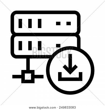 Server Download Elements For Mobile Concept And Web Apps.