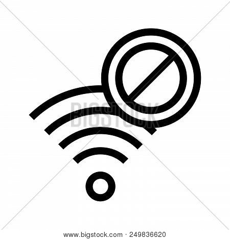 Wifi Block Elements For Mobile Concept And Web Apps.