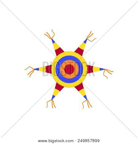 Pinata Birthday Party Game Star Vector Clipart Celebration Toy