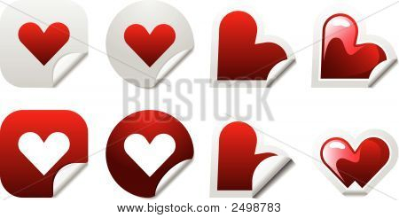 Valentine klistermærker