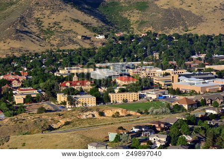 Colorado School Of Mines Campus On A Sunny Day