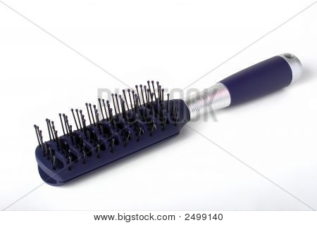 Blue Hairbrush