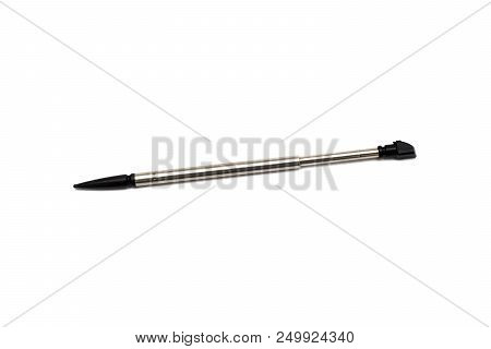 Stylus For Mobile Phone Or Tablet On A White Background