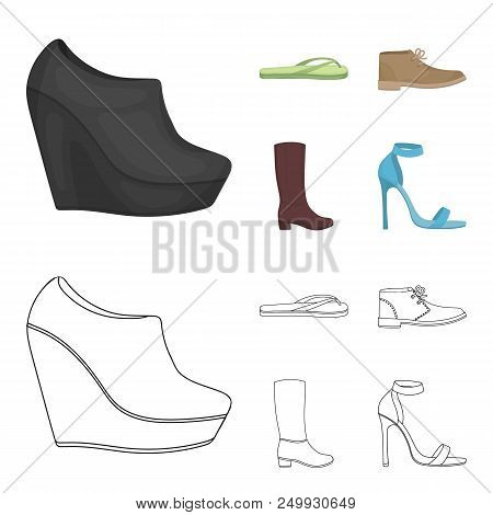 Autumn Black Shoes On A High Platform, Flip-flops Green For Relaxation, Sandy Men Autumn Shoes, High