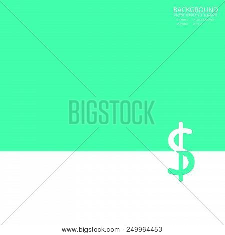 Business And Finance Web Icon Abstract Background. Design For Business Or Finance Template Layout, B