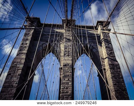 Brooklyn Bridge New York City Verenigde Staten
