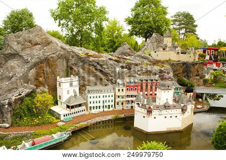 Billund Denmark, June 15 2018 - Legoland In Billund Denmark