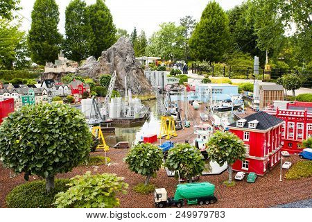 Billund Denmark, June 15 2018 - Legoland In Billund Denmark
