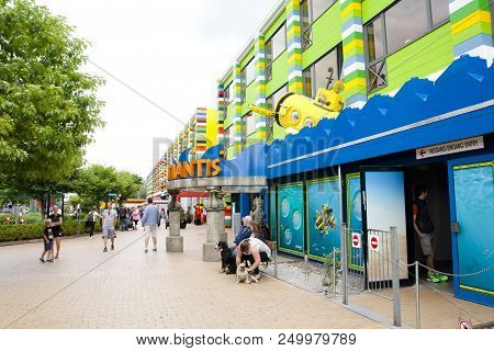 Billund Denmark, June 15 2018 - Legoland In Billund Denmark