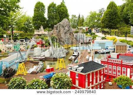 Billund Denmark, June 15 2018 - Legoland In Billund Denmark