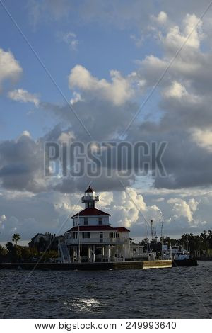 Lighthouse Lake Pontchartrain Near New Orleans, Louisiana