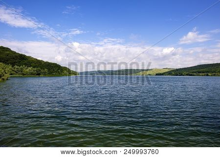 Dniester River In The Area Of The Dniester Hydroelectric Power Station