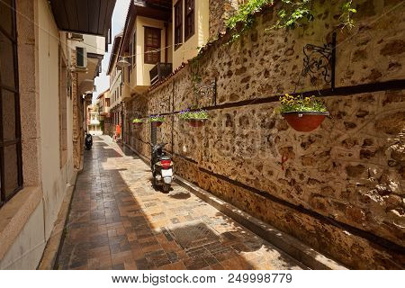Streets Of Old Town Kaleici - Antalya, Turkey.