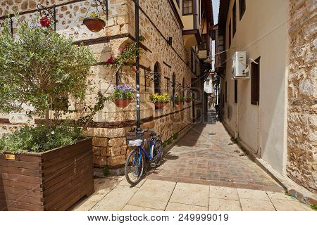 Streets Of Old Town Kaleici - Antalya, Turkey.